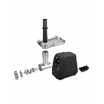 Мясорубка электрическая Endever Sigma-116 черный, 2600 Вт, 2.0 кг/мин, реверс, защита от перегрузки, металлический лоток, насадки - 5, фото2