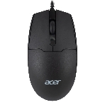 Мышь проводная Acer OMW126 черный, 1200 dpi, USB, кнопки - 3, фото 1