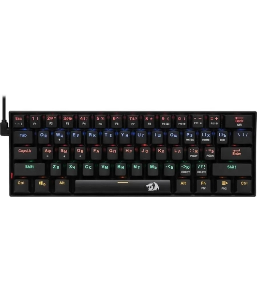Клавиатура проводная Defender Redragon Lakshmi, USB, черный