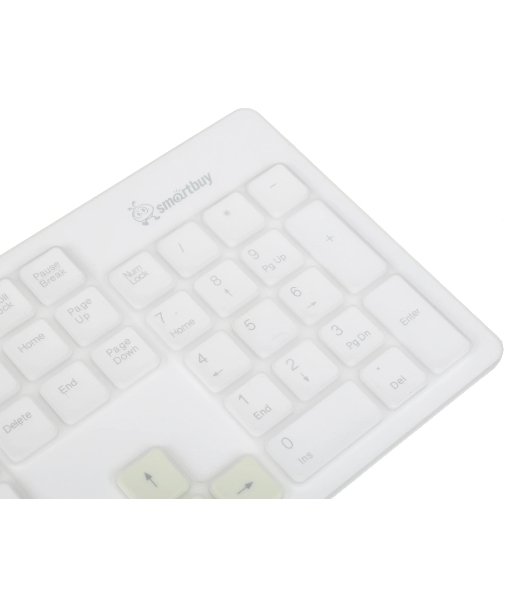 Комплект клавиатура+мышь Smartbuy 218346AG беспроводной, USB, 1500 DPI, белый