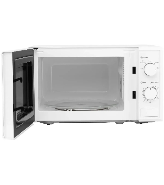 Микроволновая печь SunWind SUN-MW051 белый, 20 л, 700 Вт, переключатели - поворотный механизм