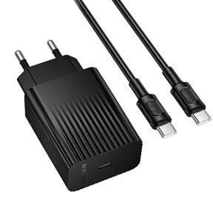 Сетевое зарядное устройство BOROFONE (6941991122859) BAS75Aaa 1Type-C 3.0A PD30W для Type-C Type-C черный