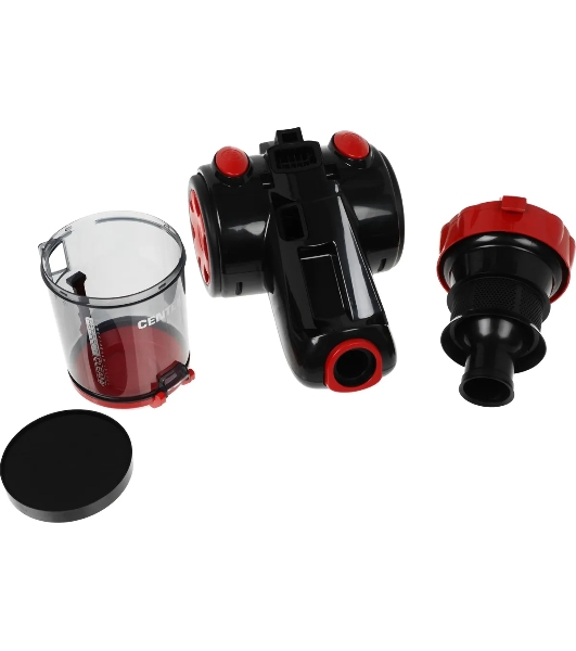 Пылесос Centek CT-2528 Red красный/черный, 350/2000 Вт, уборка сухая, пылесборник циклонный фильтр 1.5 л