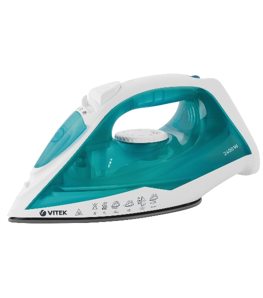 Утюг Vitek VT-8336 белый/бирюзовый