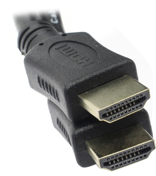 Кабель HDMI C-HM-HM-7.5M Wize, 7.5 м, v.2.0, 19M/19M, позол.разъемы, экран, черный, пакет