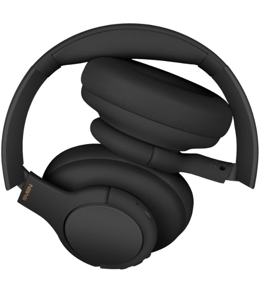 Беспроводные/проводные наушники Sven AP-B800MV черный, полноразмерные, Bluetooth + Jack 3.5 мм, складная конструкция, до 15 ч