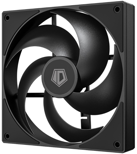 Вентилятор для корпуса ID-Cooling AS-140-K черный, 140 мм, 1800 об/мин, 24.9 дБ, 4 pin