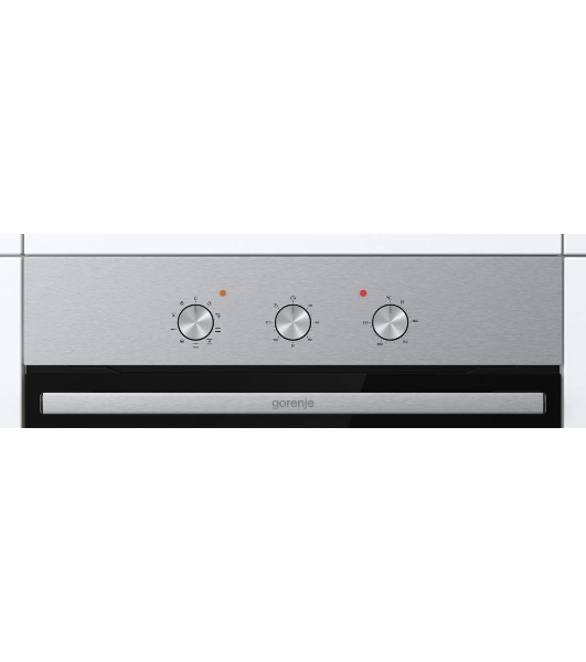 Встраиваемый духовой шкаф электрический Gorenje BO6727E03NX, черный/серебристый