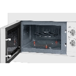 Микроволновая печь встраиваемая Weissgauff HMT-2012GRILL белый, 20 л, 700 Вт, переключатели - поворотный механизм, фото5