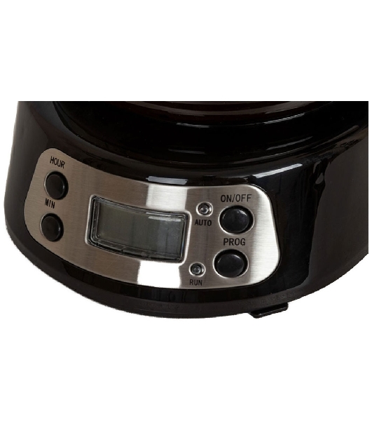 Кофеварка капельная Pioneer CM053D серебристый/черный, исп. кофе - молотый, 0.75 л, 600 Вт