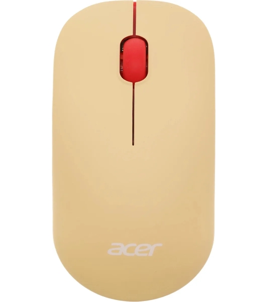 Комплект клавиатура + мышь Acer OCC205 беспроводной USB, 1200 dpi, розовый/бежевый