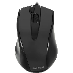 Мышь проводная A4Tech N-500F серый глянец/черный, 1200 dpi, USB, кнопки - 4, фото 1