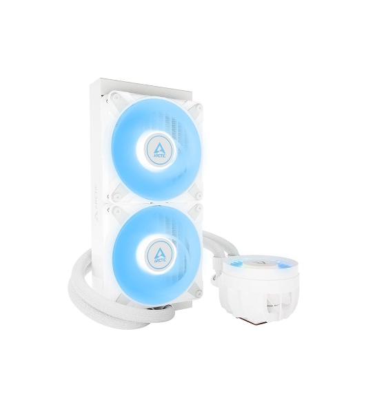 Жидкостная система охлаждения Arctic Liquid Freezer III 240 A-RGb белый, 120 мм, алюминий, 2800 об/мин, 25 дБ, 4 pin, 250 Вт