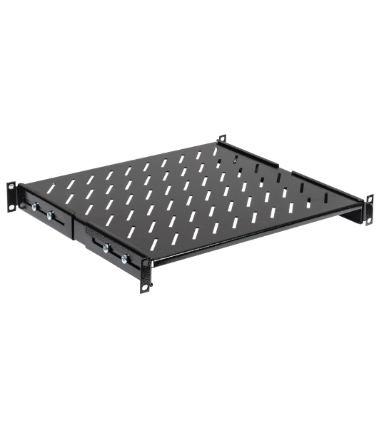 Полка стационарная ITK FS05-600PI-R 1U нагр.:100кг. 19' 600мм черный (упак.:1шт)