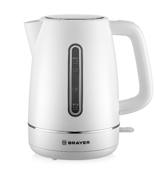 Чайник электрический BRAYER BR6103WH 2200 Вт, 1.7 л, белый