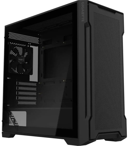 Компьютерный корпус Gigabyte C102B Gb-C102G, без БП MicroATX 5x120мм 4x140мм 2xUSB 3.0 audio bott PSU, черный