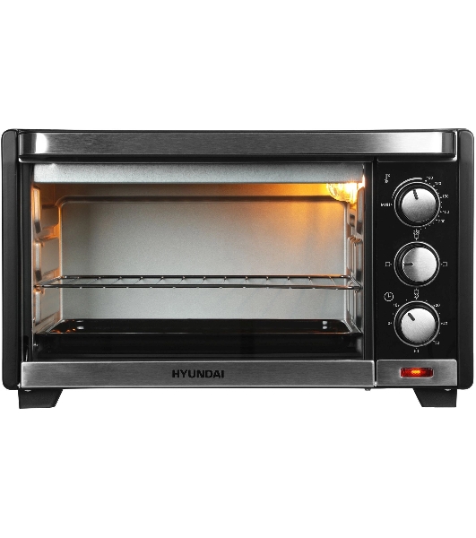 Мини-печь Hyundai MIO-HY091 20 л, 1380 Вт, черный