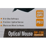 Мышь проводная A4Tech OP-720 черный, 1000 dpi, PS/2, кнопки - 3, фото2