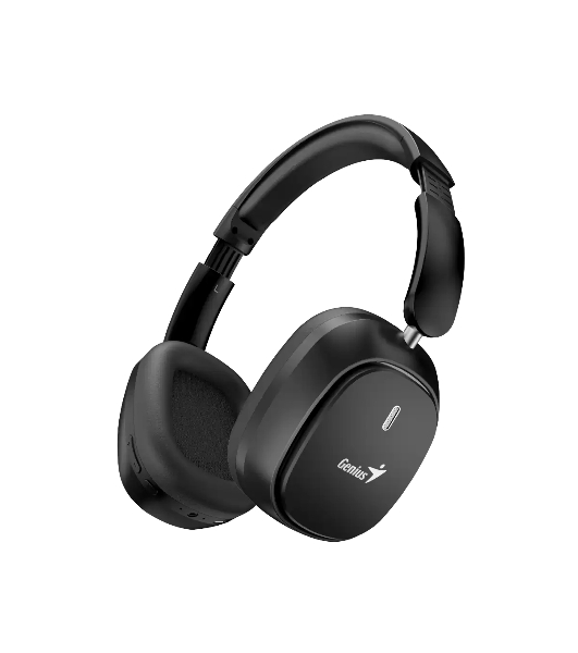 Беспроводные/проводные наушники Genius HS-820BT черный, полноразмерные, Bluetooth + проводной, складная конструкция, до 15 ч