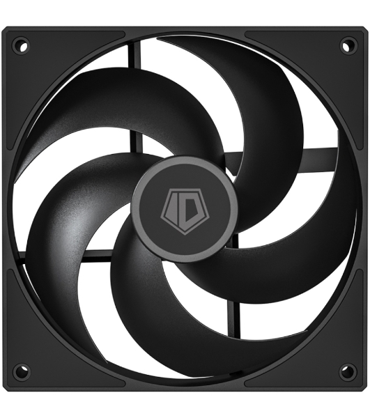 Вентилятор для корпуса ID-Cooling AS-140-K черный, 140 мм, 1800 об/мин, 24.9 дБ, 4 pin