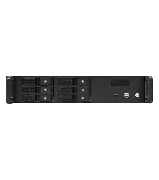 Серверный корпус ExeGate Pro 2U480-HS06 (RM 19', высота 2U, глубина 480, БП 600ADS, 6xHotSwap, USB)