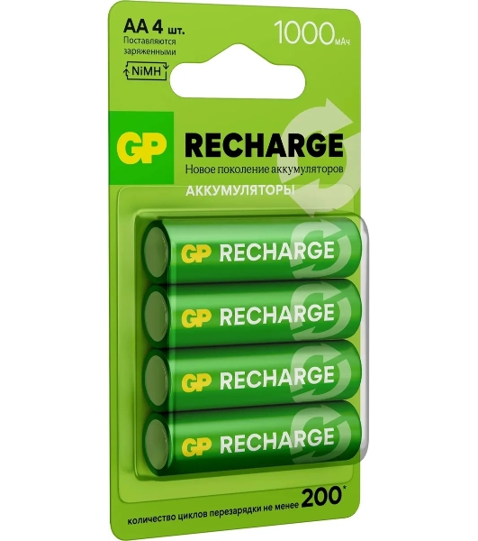 Аккумулятор GP Smart Energy AA NiMH 1000mAh (4шт)