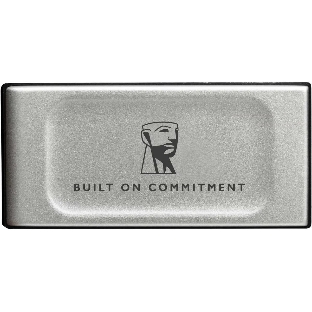 Внешний SSD Kingston XS2000, 2TB, USB 3.2 Gen 2x2 Type-C, R/W 2000/2000, серебристый