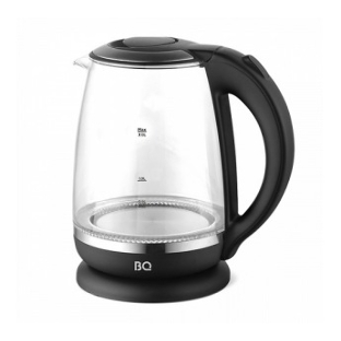 Электрочайник BQ KT2049G черный, 2 л, 2200 Вт, скрытый нагревательный элемент