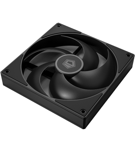 Вентилятор для корпуса ID-Cooling AS-140-K черный, 140 мм, 1800 об/мин, 24.9 дБ, 4 pin