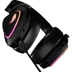 Гарнитура ASUS ROG Delta II чёрный, беспроводная + проводная, Bluetooth, подсветка, фото2