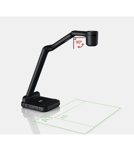 Документ-камера IQBoard [IQView E4521] 8 мегапикселей (разрешение 3840x2160), 10 digital zoom, интерфейсы: HDMI, VGA, USB 2.0, встроенное программное обеспечение без установки на ПК
