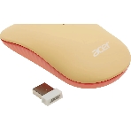 Комплект клавиатура + мышь Acer OCC205 беспроводной USB, 1200 dpi, розовый/бежевый, фото7