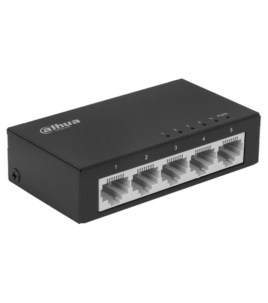 Коммутатор Dahua DH-PFS3005-5ET, 5×100 Мбит/с, неуправляемый