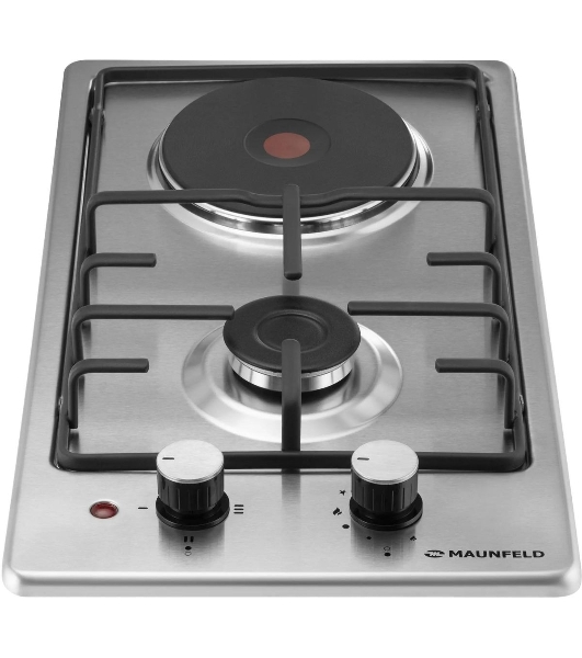 Комбинированная варочная панель (электрическая+газовая) Maunfeld EEHS.32.3ES.KG
