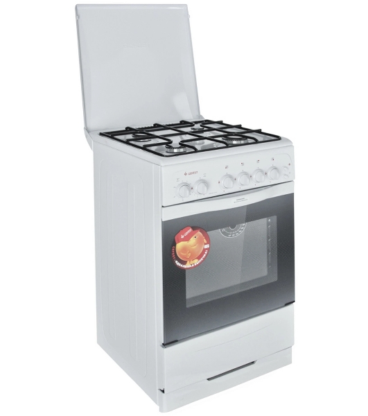 Плита газовая Gefest ПГ 3200-05 белый, конфорок 4 шт, духовка 42 л, 50 см x 85 см x 57 см