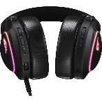 Гарнитура ASUS ROG Delta II чёрный, беспроводная + проводная, Bluetooth, подсветка, фото3