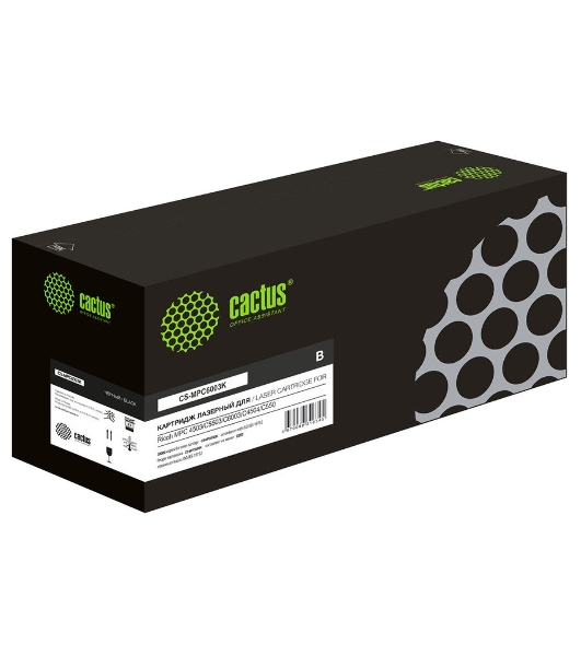 Картридж лазерный Cactus CS-MPC6003K (841853) черный (33000 стр.) для Ricoh MPC4503/C5503/C6003/C4504/C5504/C6004