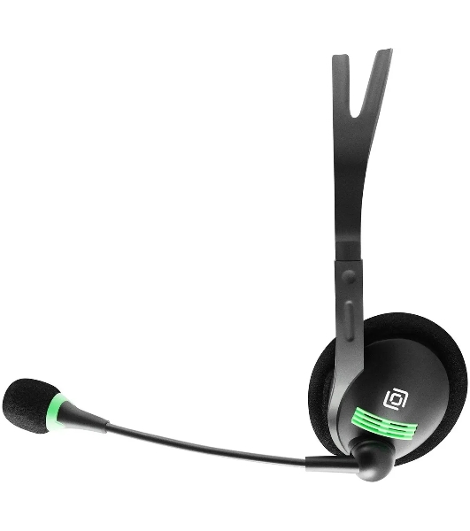 Гарнитура Oklick HS-M100 чёрный, проводная, 3.5 мм