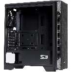 Компьютерный корпус MidiTower Zalman S3 TEMPERED GLASS WINDOW black, фото5