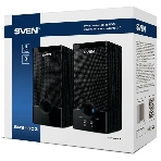 Колонки SVEN SPS-603 черный USB-порт ПК, ноутбука или адаптер 5V DC, фото3