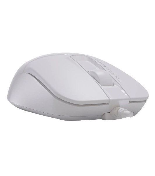 Мышь проводная A4Tech Fstyler FM12 белый, 1200 dpi, USB, кнопки - 3