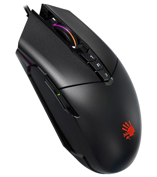 Мышь проводная A4Tech Bloody P91 Pro черный, 16000 dpi, USB, кнопки - 8