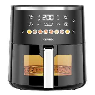 Аэрогриль Centek CT-3105 черный, 1500 Вт, 5 л, сенсор, 8 программ