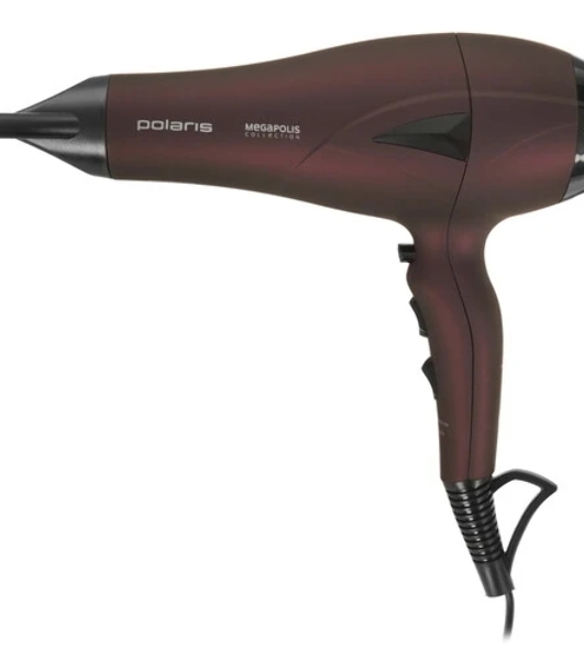 Фен Polaris PHD 2010Ti Megapolis Collection фиолетовый, 2100 Вт, ионизация