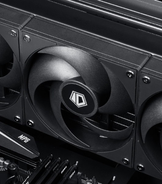 Вентилятор для корпуса ID-Cooling AS-140-K черный, 140 мм, 1800 об/мин, 24.9 дБ, 4 pin