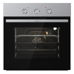 Встраиваемый духовой шкаф электрический Gorenje BO6727E03NX, черный/серебристый, фото 1