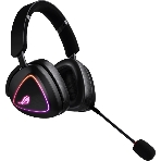 Гарнитура ASUS ROG Delta II чёрный, беспроводная + проводная, Bluetooth, подсветка, фото4
