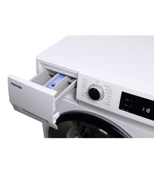 Стиральная машина Toshiba TW-BJ80S2GE (WK) белый, загрузка фронтальная 7 кг, 1200 об/мин, класс A+++