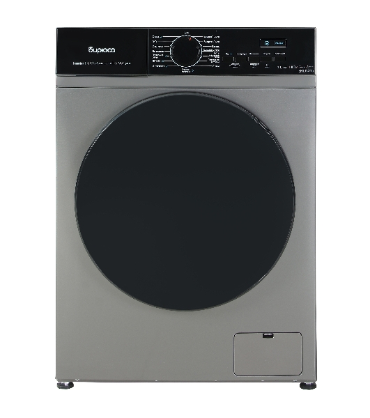 Cтиральная машина Бирюса WM-SN1014/15 M металлик, загрузка фронтальная 10.5 кг, 1400 об/мин, класс: А+++