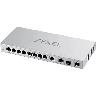 Коммутатор Zyxel XGS1010-12-ZZ0102F 8x1 Гбит/с 2x2.5 Гбит/с 2SFP+ неуправляемый